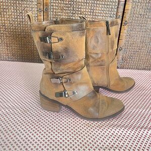 Donald J Pliner boots Dorria brown 8M